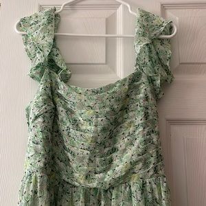 Astr the label. Green floral maxi. New with tags, never worn
